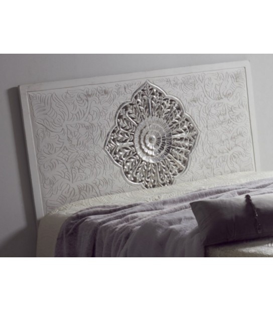 Cabecero de cama - 120 cm - Terciopelo - Rosa - MOANA - Vente-unique
