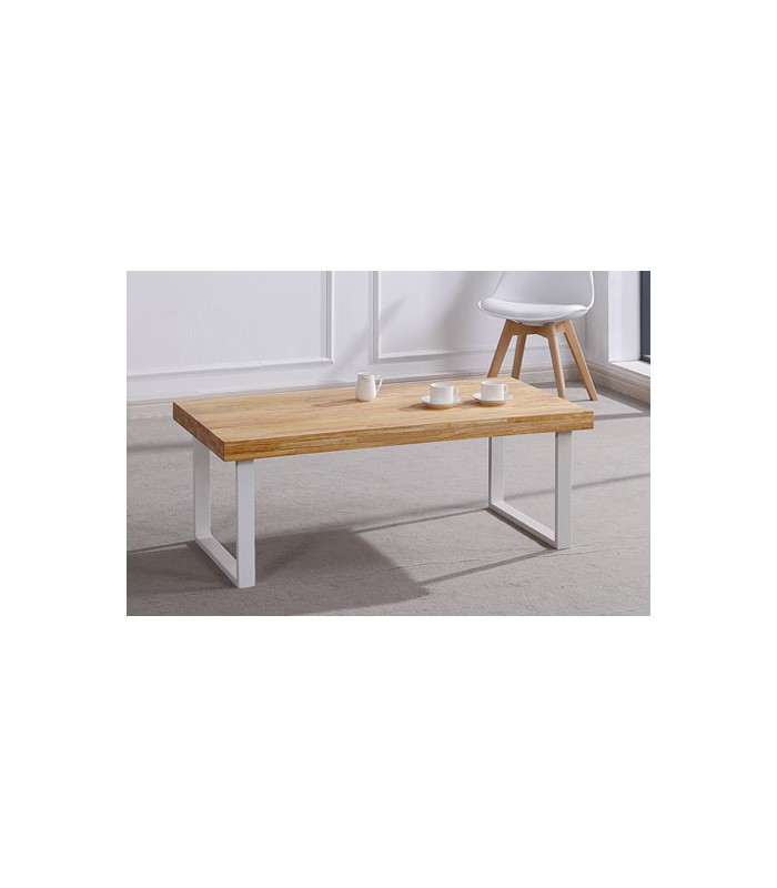 Mesa de centro nórdica para combinar con una mesa de comedor igual.